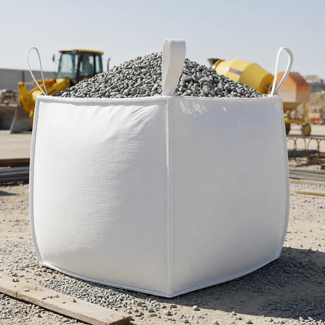 Bolsón de Ripio Piedra Partida 1m3 Big Bag