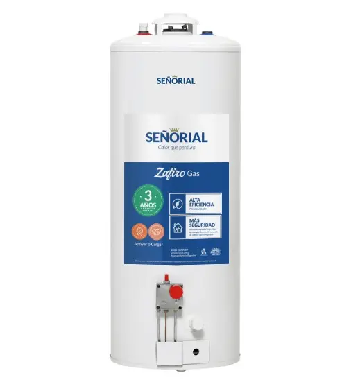 Termotanque Señorial Zafiro a Gas Apoyar o Colgar
